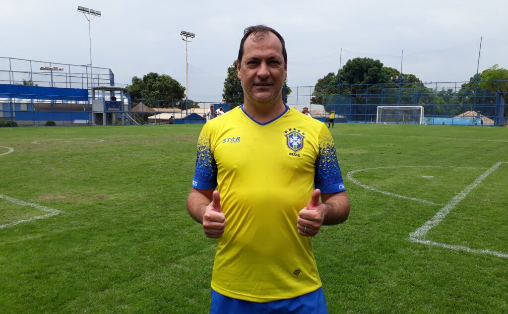 Silvio Junior (Silvinho), atacante do time do Brasil