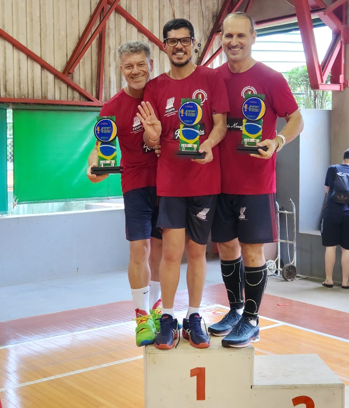 Campeões categoria 50-59, atleta Jackson do CBH