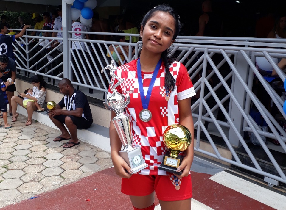 Rafaela Alves da Croácia na categoria Infantil
