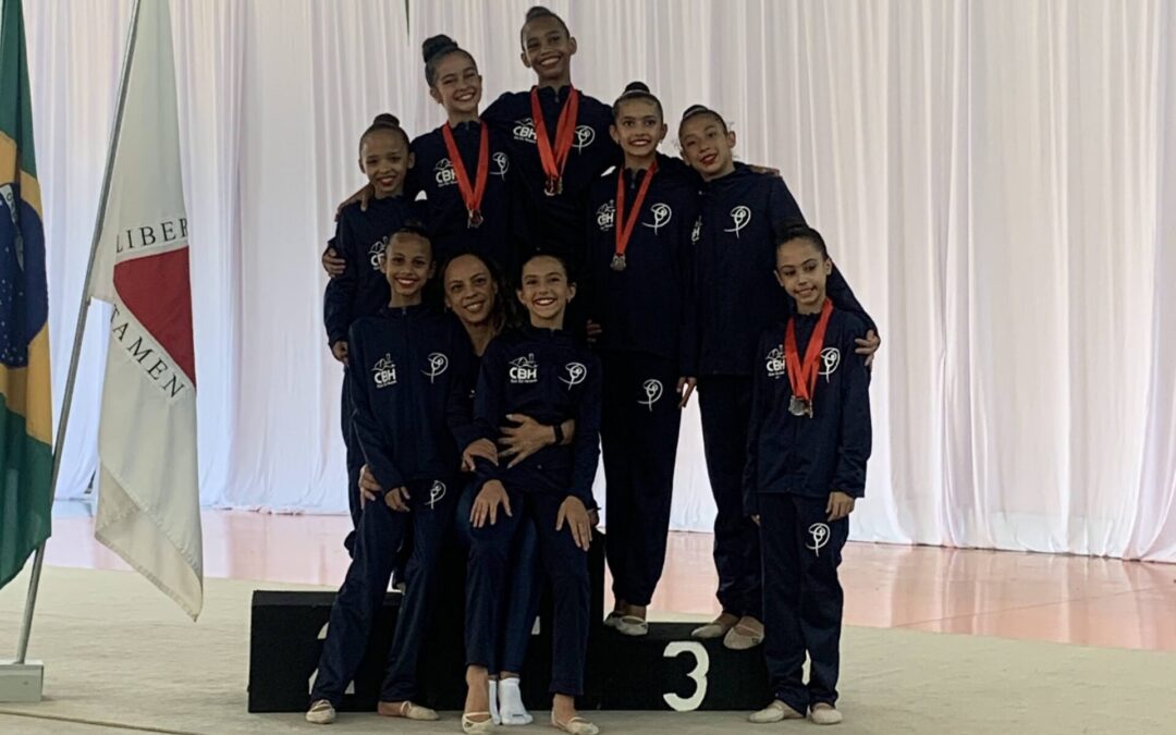 CBH SEDIA ESTADUAL DE GINÁSTICA E CONQUISTA 18 MEDALHAS