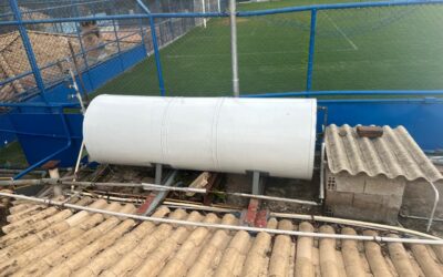 NOVOS RESERVATÓRIOS DE ÁGUA QUENTE NOS BANHEIROS