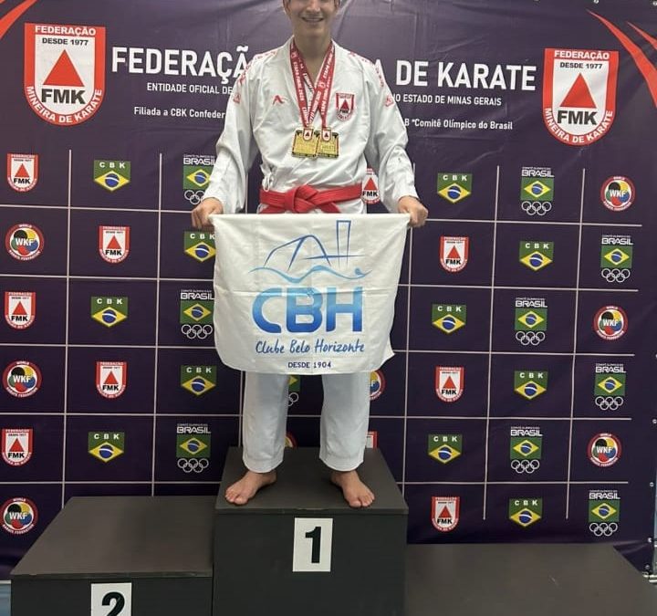 Atleta do CBH é campeão mineiro de karatê